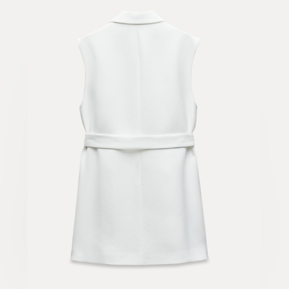 Zara Long Double Breasted Vest - Picture 4 of 5